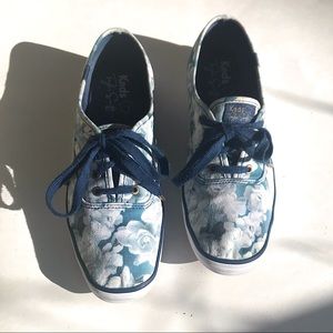 Keds X Taylor Swift Floral Pattern Shoes.
